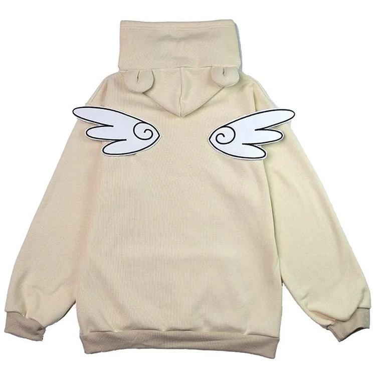 Sweet Cute Angel Wings Ears Detachable Tail Sweatshirt SS0909