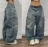 Lindacameron fall casual outfits women 2025 American Y2K New Fashion Trend Flare Jeans Women Street Casual Loose Low Waist Slim Wide-leg Pants Harajuku Joker Punk Jeans