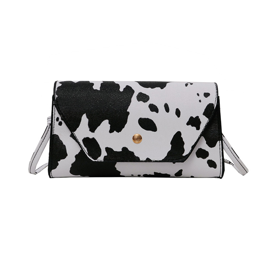 

Cow Print Crossbody Bag Women Casual PU Small Flap Shoulder Pouch, 501 Original