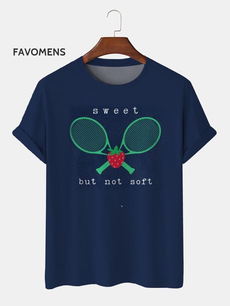 Sports Tennis Sweet But Not Soft T-Shirt Multicolor / S