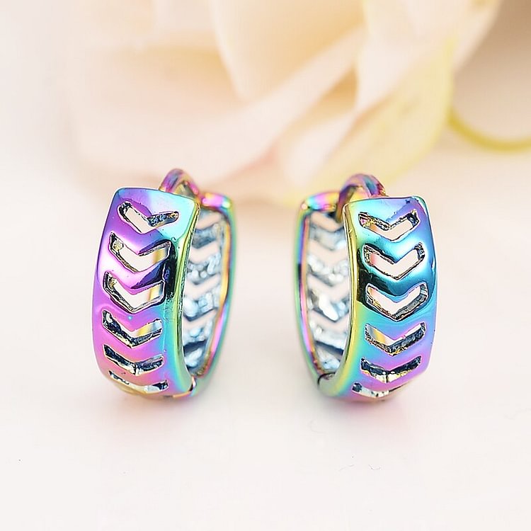 2 pairs Romantic Gold color  Fashion Earrings Jewelry Women&#39;s Earrings