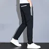 Gioiacombo&trade; Pantaloni casual dritti larghi elasticizzati da uomo