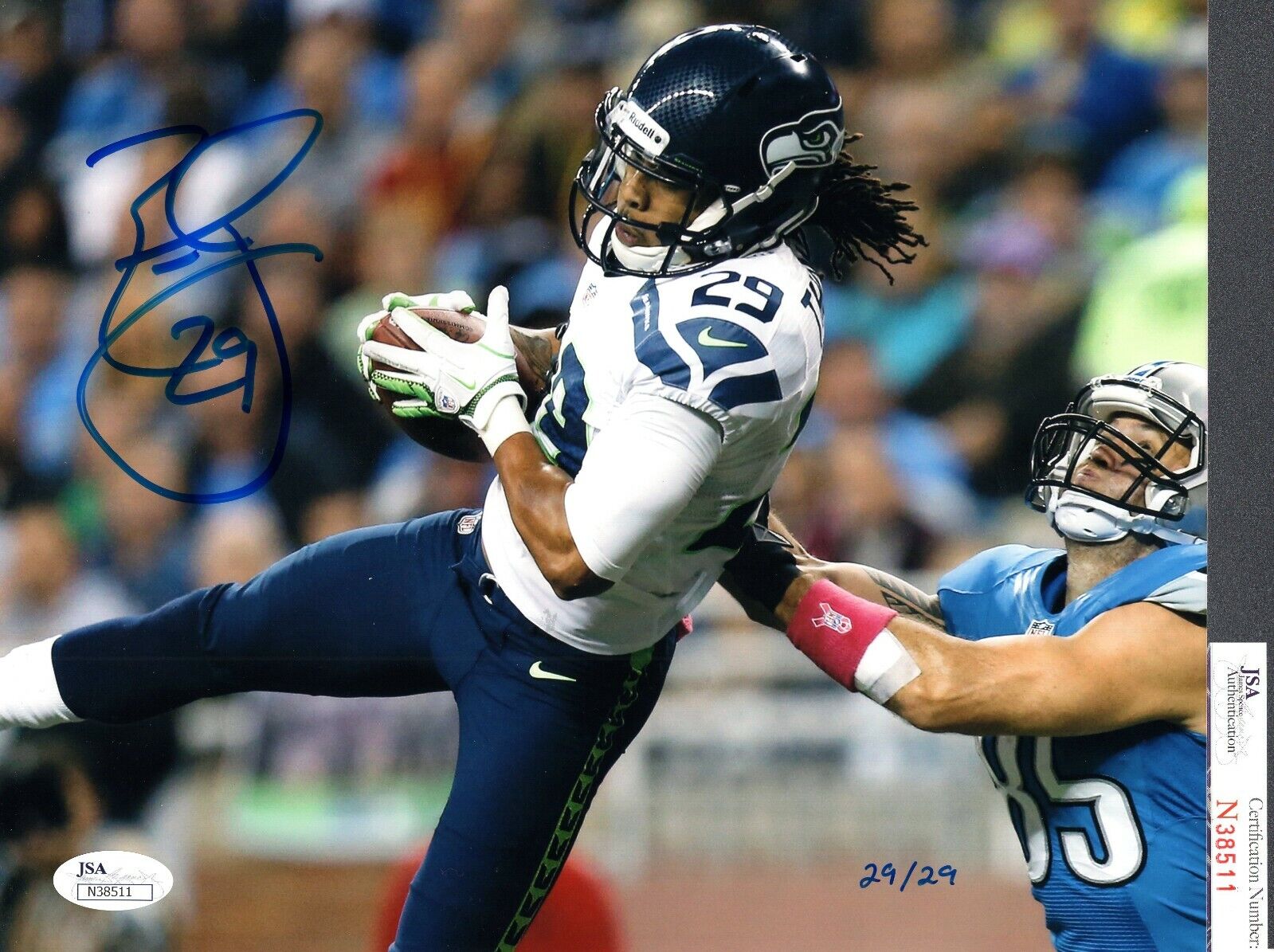 JSA Earl Thomas Autographed Signed AUTO 8x10 Photo Poster painting LE 29/29 LOB Seahawks TRB 553