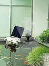 1.4W Solar Adjustable Fountain Pump with 7 Nozzles Solar Panel Kit for Bird Bath