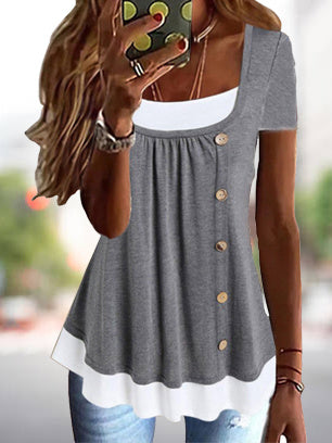 Women Long Sleeve V-neck Graphic Floral Printed Top