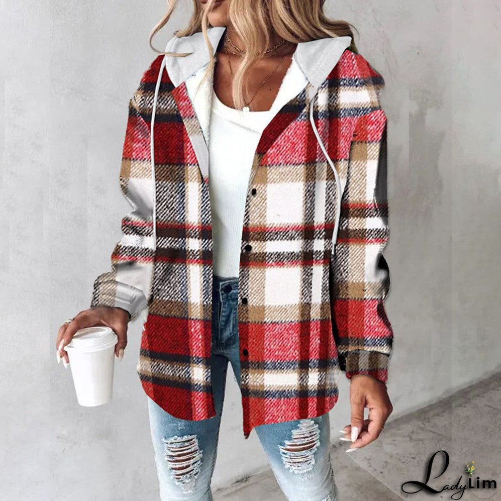 Showy Hoodie Print Outerwear