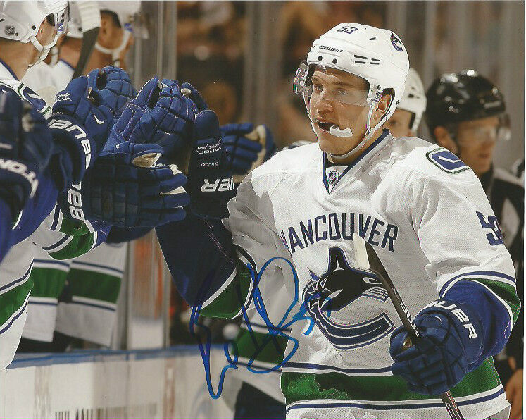 Vancouver Canucks Bo Horvat Signed Autographed 8x10 NHL Photo Poster painting COA AA