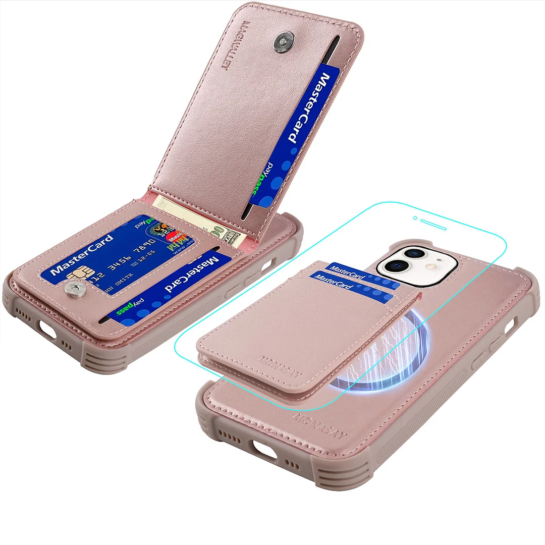 MONASAY Magwallet Case for iPhone 12 Pro/12