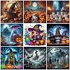 (Multi-Style) Halloween Witch Ghost-11CT Stamped Cross Stitch 45*45/50*50cm