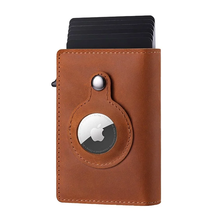 Multifunctional Wallet with Apple AirTag Case Cover Smart Anti-lost RFID Wallet | 168DEAL