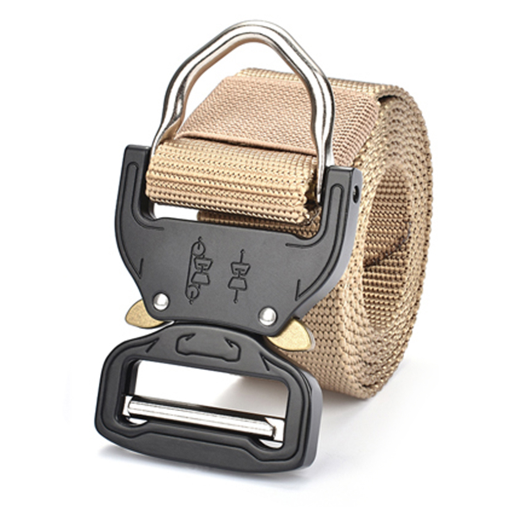 

Molle Outdoor Belt Casual Men Rescue Belt Quick Release Waistband (Camel), 501 Original
