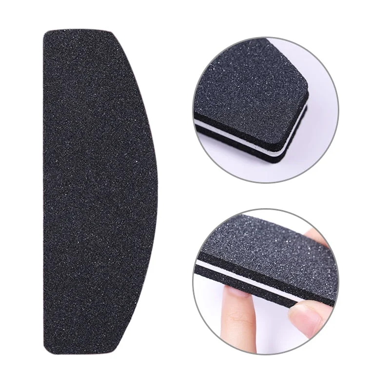 5Pcs/Set Nail File Colorful Sponge Sanding Grinding Nail Files Nail Art Tool Manicure Peicure Filing Buffer Shaping Tools Kits-Nail Inspo