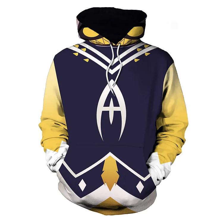 Hazbin Hotel (2024) Adam Blue Hoodie Outfits Cosplay Costume Halloween Carnival Party Suit