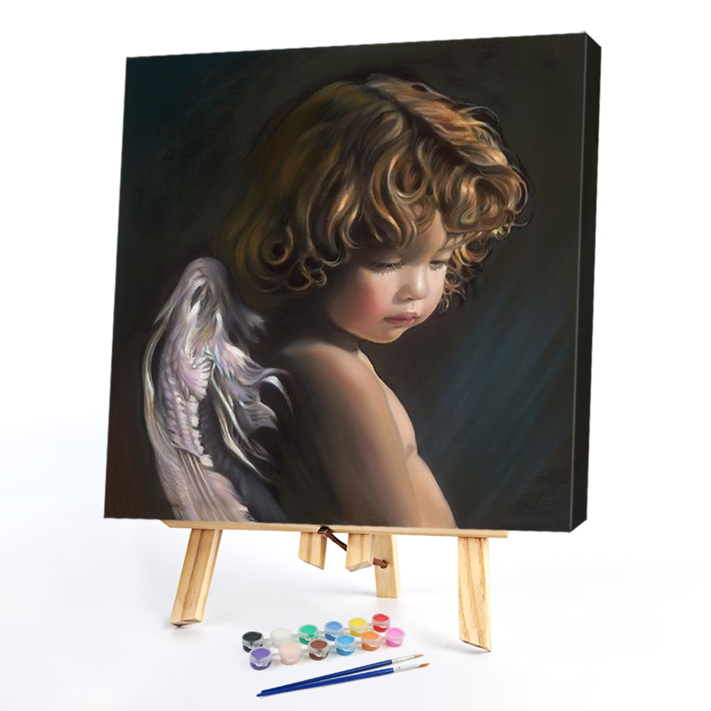 

40*40CM - Paint By Numbers - Little Angel, 501 Original