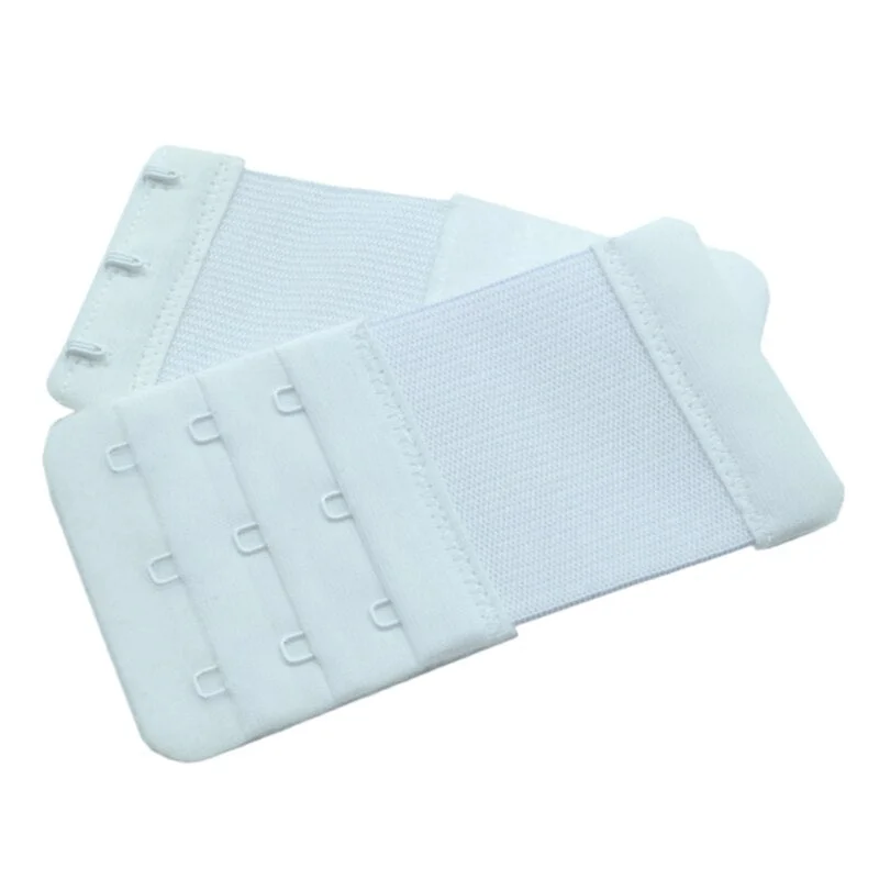 3PCS Bra Extender 2/3/4 Hooks Women Elastic Bra Extension Strap Hook Clip Intimates Adjustable Lengthened Buckle Bra Accessories