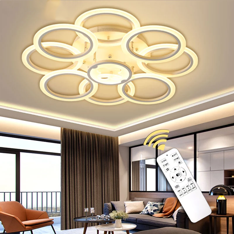 Luminaires Modern Led Ceiling Light For Home Living room Bedroom Dining Room Led Cricles Chandelier Ceiling Lamps Lamparas Deco