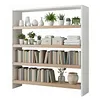 [US Local Warehouse] Set of 4 Wire Shelf Cover 0.32in Thick Removable Wire Rack Covers Easy To Clean and Install PVC Pantry Shelf Cover for Kitchen Pantrys Bathroom Office Shelving (43x20x3in)