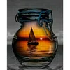 Sailing Boat In A Bottle - 11CT Counted Cross Stitch 40*50cm/15.75*19.69in