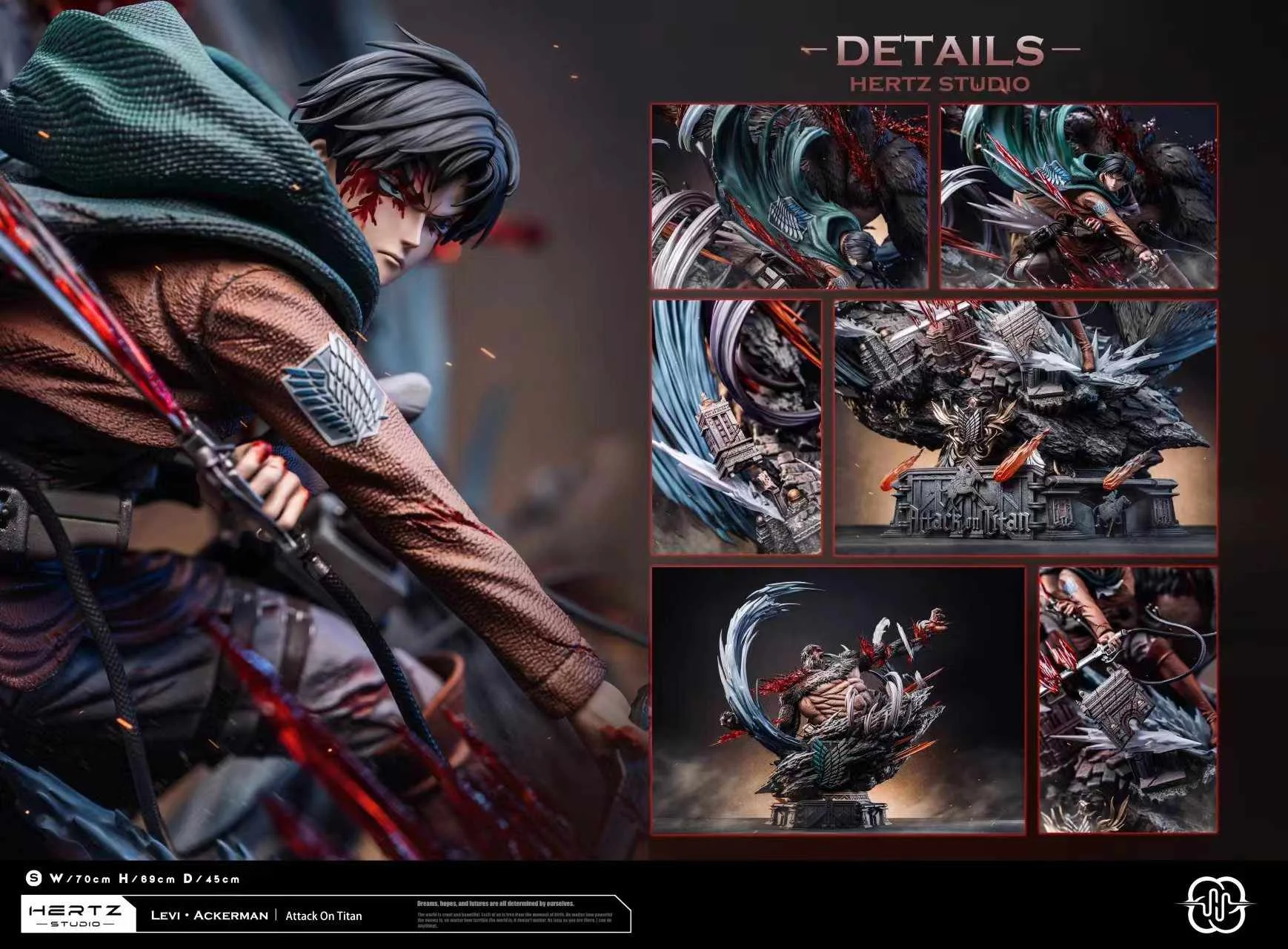 Levi Ackerman vs Beast Titan Zeke Yeager - Attack On Titan