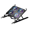 Laptop Cooling Fan with 2/4 Fans Foldable RGB 7 Height for 11-17.3 Inch Notebook