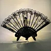 Rose Lace LED Luminous Folding Fan