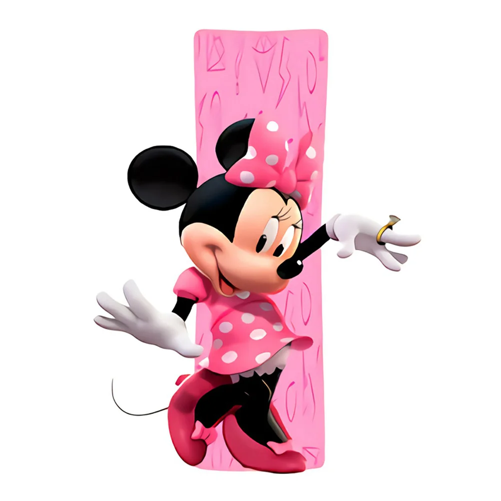 Full Round Diamond Painting 30*30cm - Minnie Mouse And The Letter I