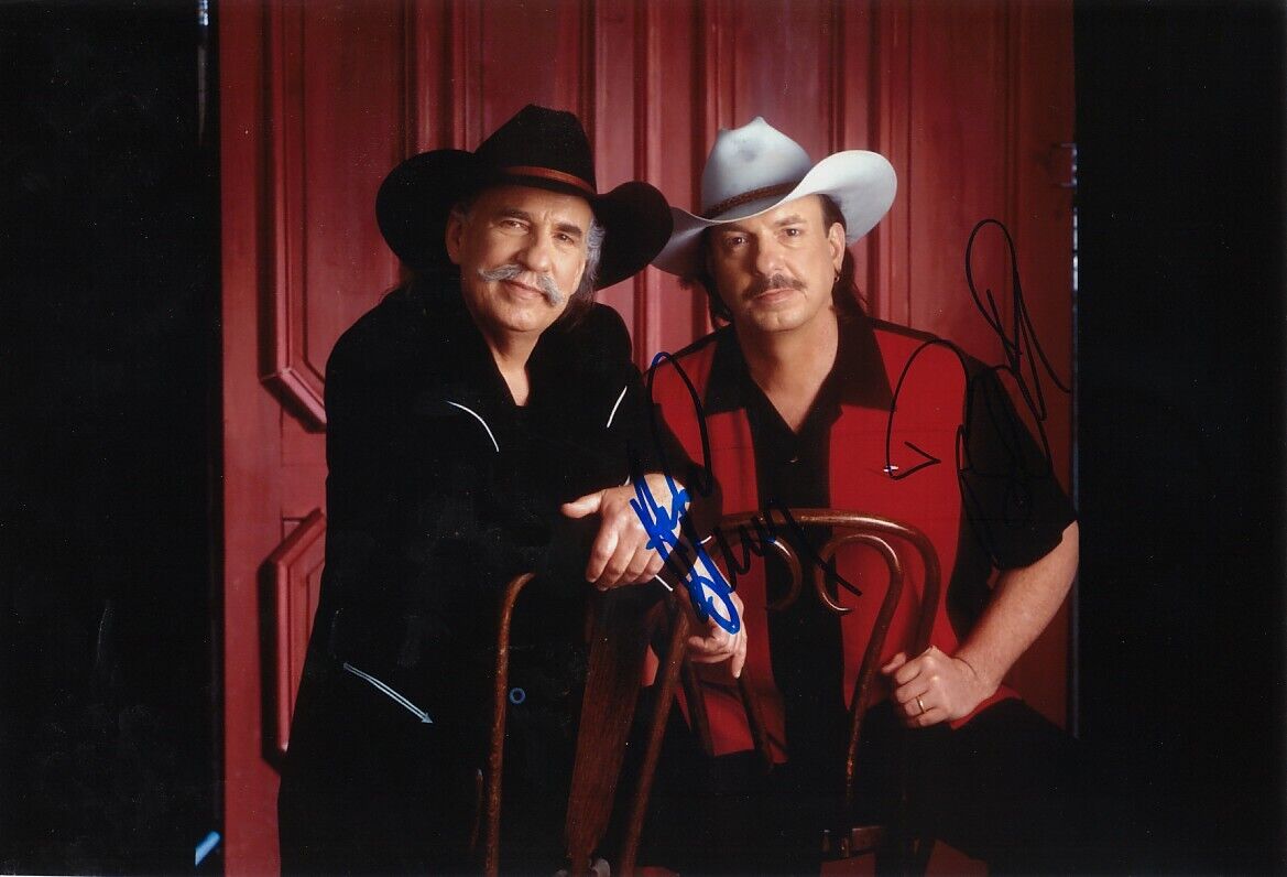The Bellamy Brothers genuine autograph 8x12
