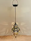 Solar Lantern Outdoor Garden Hanging Light Iron Hollow Design