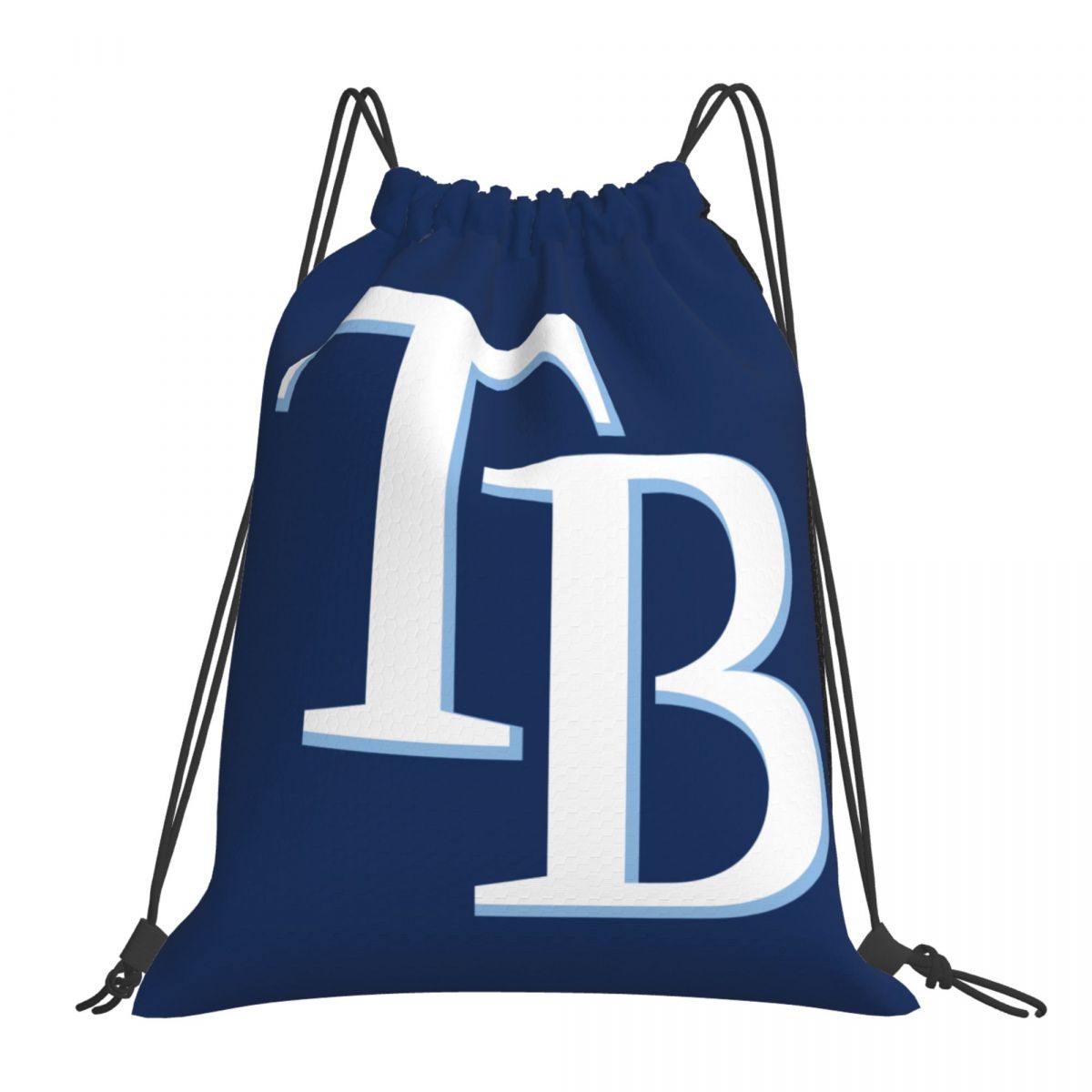 Tampa Bay Rays Cap Logo Foldable Sports Gym Drawstring Bag