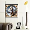 Diamond Painting-5D Full Round Drill Xmas Horse(40*40 CM)