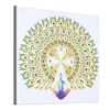 Peafowl Clock - Crystal Rhinestone Diamond Painting