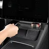 Under Screen Storage Box for Tesla Model Y and Model YL 2025-2026 Hidden Storage Organizer Easy Install Automotive Accessories