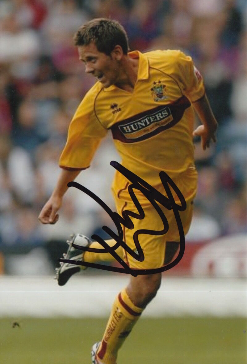 BURNLEY HAND SIGNED JON HARLEY 6X4 Photo Poster painting.