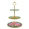 DIY Diamond Painting 3-Tier Mandala Cupcake Dessert Stand Serving Tray Decor Kit