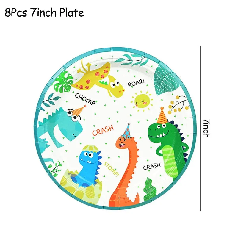 Dinosaur Party Balloon Dinosaur Birthday Party Foil Number Balloons Kids Wild Animal Jungle Birthday Party Decorations Globos