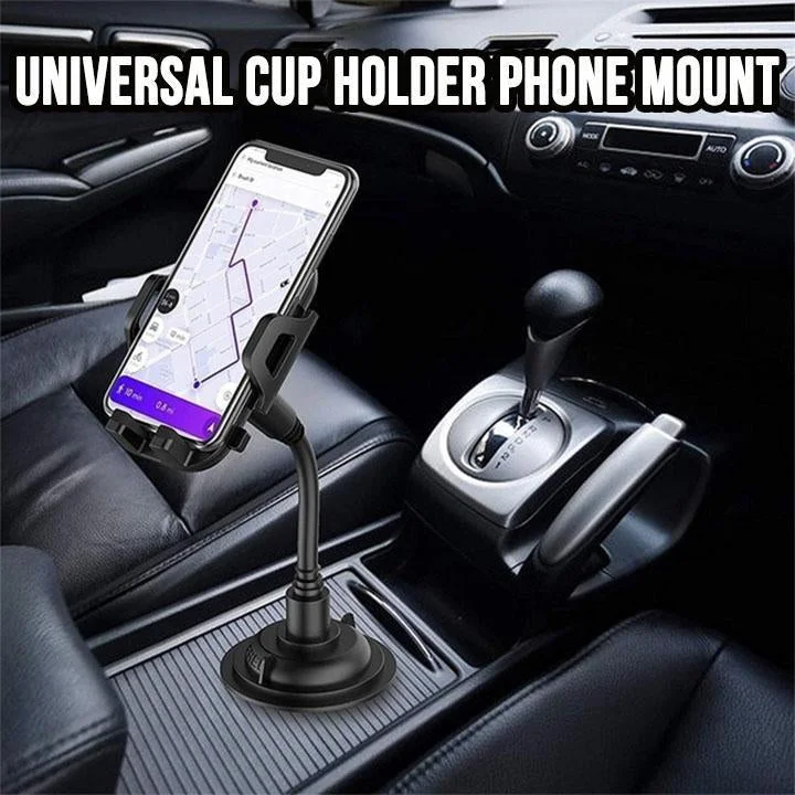 Support Universel pour Téléphone avec Porte-gobelet