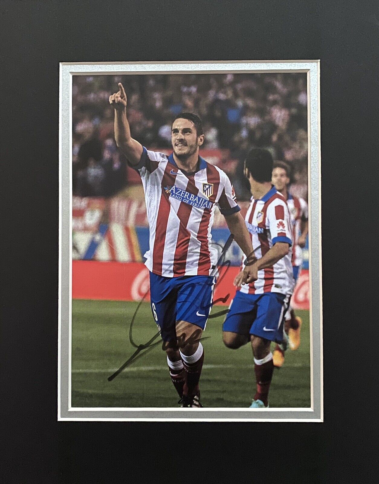 Koke Genuine Signed Atletico Madrid Photo Poster painting In 10x8 Mount Display - Ready To Frame