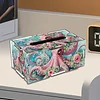 DIY Diamond Art Paper Towel Holder Diamond Decorative Tissue Box for Home Decor