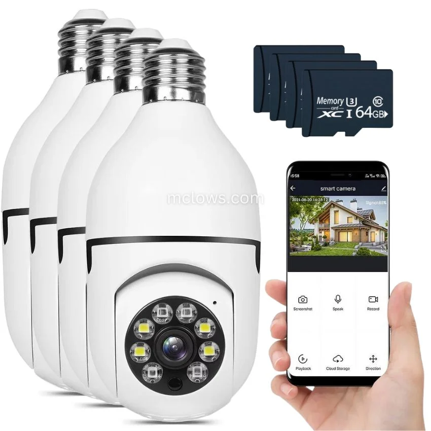 The Original BulbCam360&trade;️ - Wireless Smart Security Cam