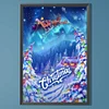 (40*60cm)Santa and Sleigh - Full Round Drill Diamond Painting