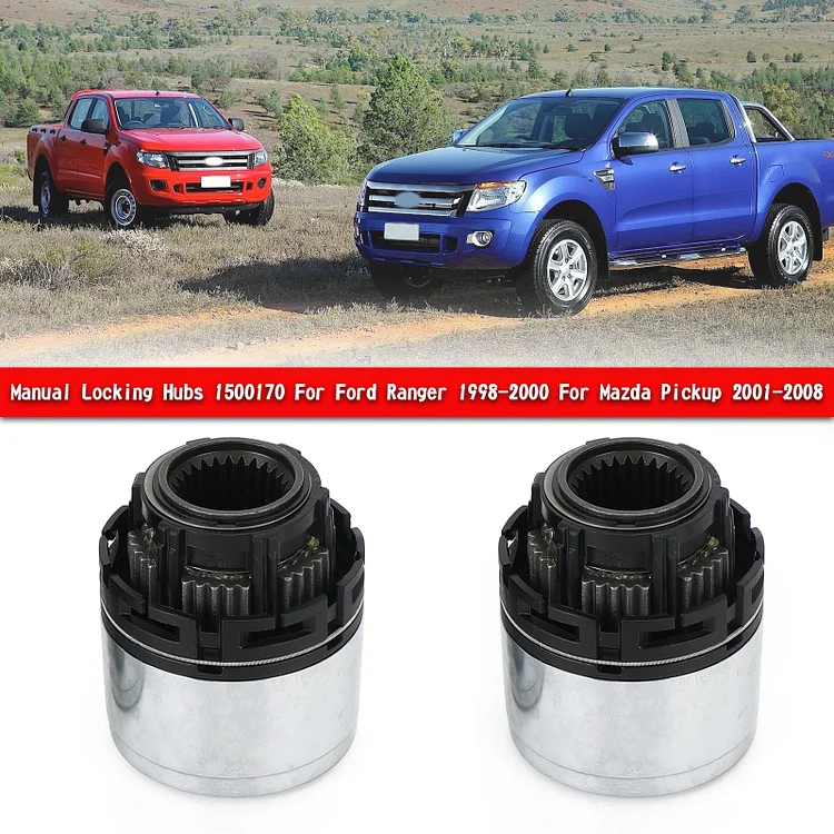 Ford Ranger 1998-2000 For Mazda Pickup 2001-2008Manual Locking Hubs 1500170 Generic