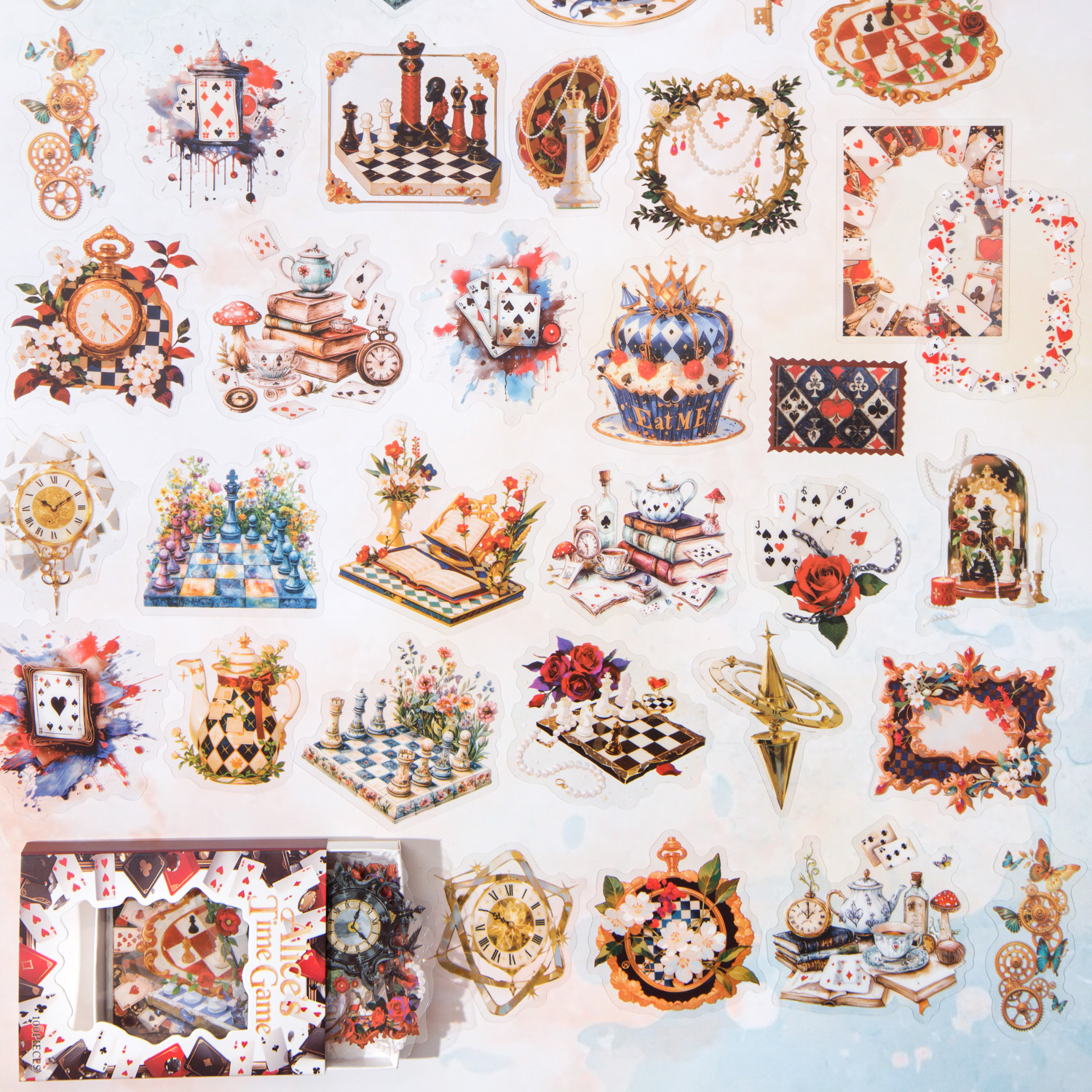 펫 스티커 - 앨리스의 시간 게임 시리즈 빈티지 동화