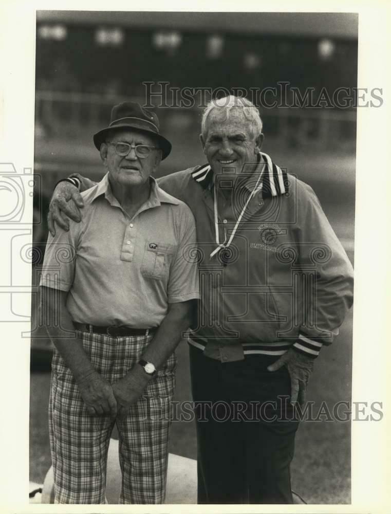 Press Photo Poster painting Syracuse University Football Ben Schwartzwalder