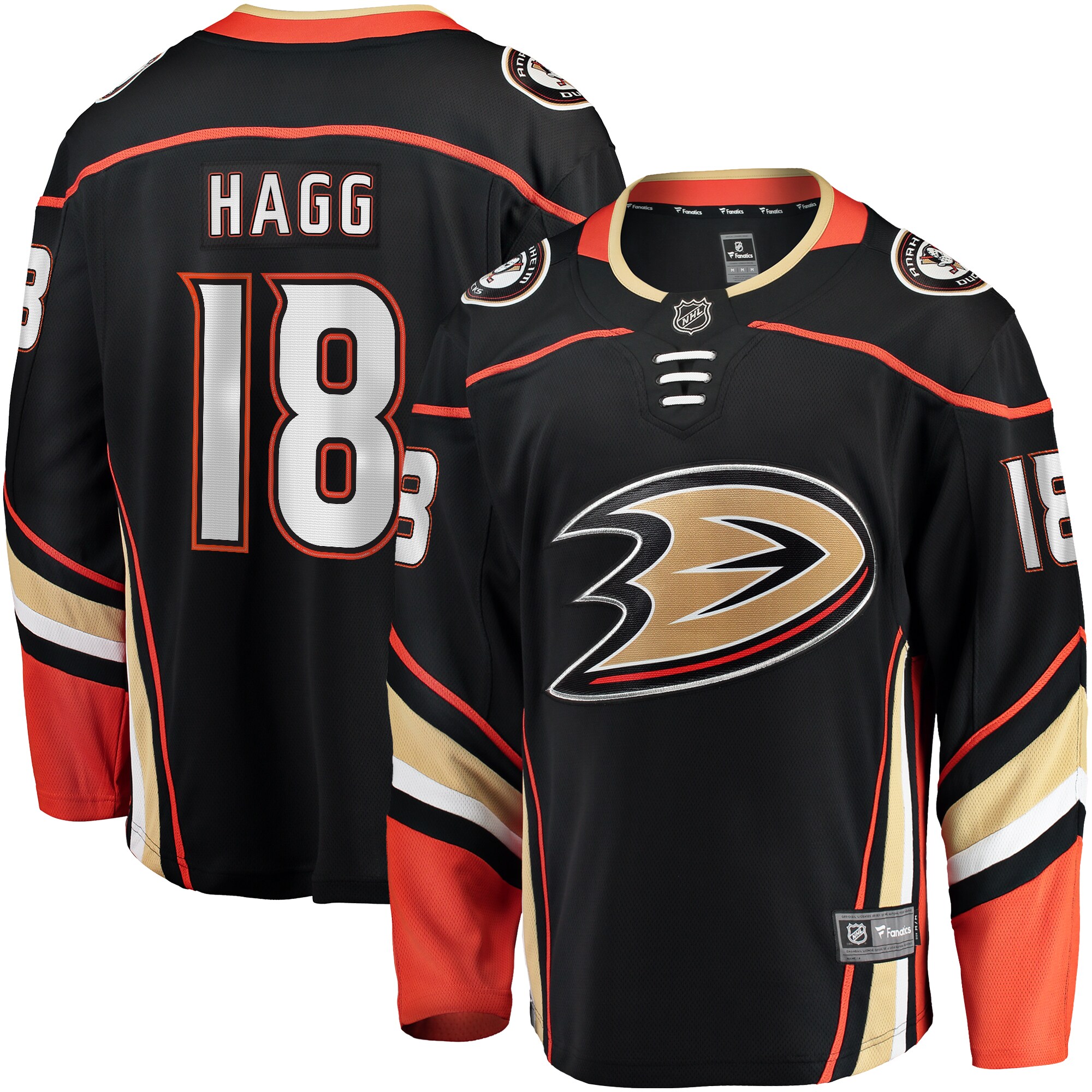 Robert Hagg Anaheim Ducks Fanatics Home Breakaway Jersey – Black mysite