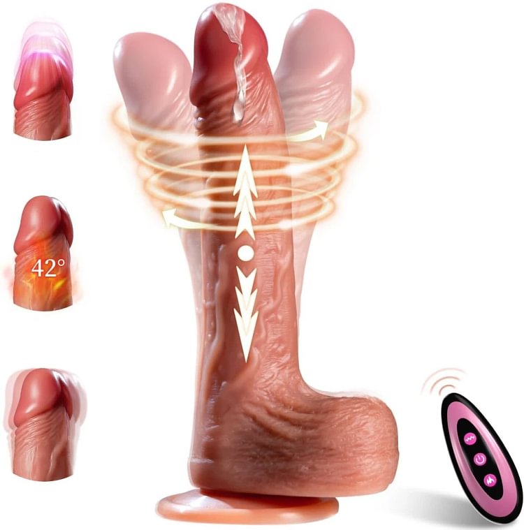 pornhint Pornhint Telescopic Realistic Thrusting Swing Dildo Vibrator Sex Toys for Women Remote Vibrator