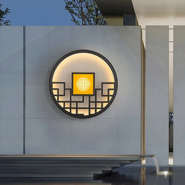Asian Style Outdoor LED Landscape Decorative Lighting Wall Lamp for Villa Courtyard - Appledas
