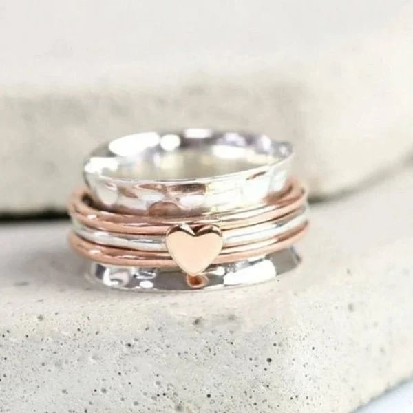 🔥 Last Day Promotion 75% OFF🎁Self Love Spinner Heart Ring💖