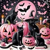 Diamond Painting - Partial Special Shaped Drill - Halloween Cat(Canvas|30*30cm)