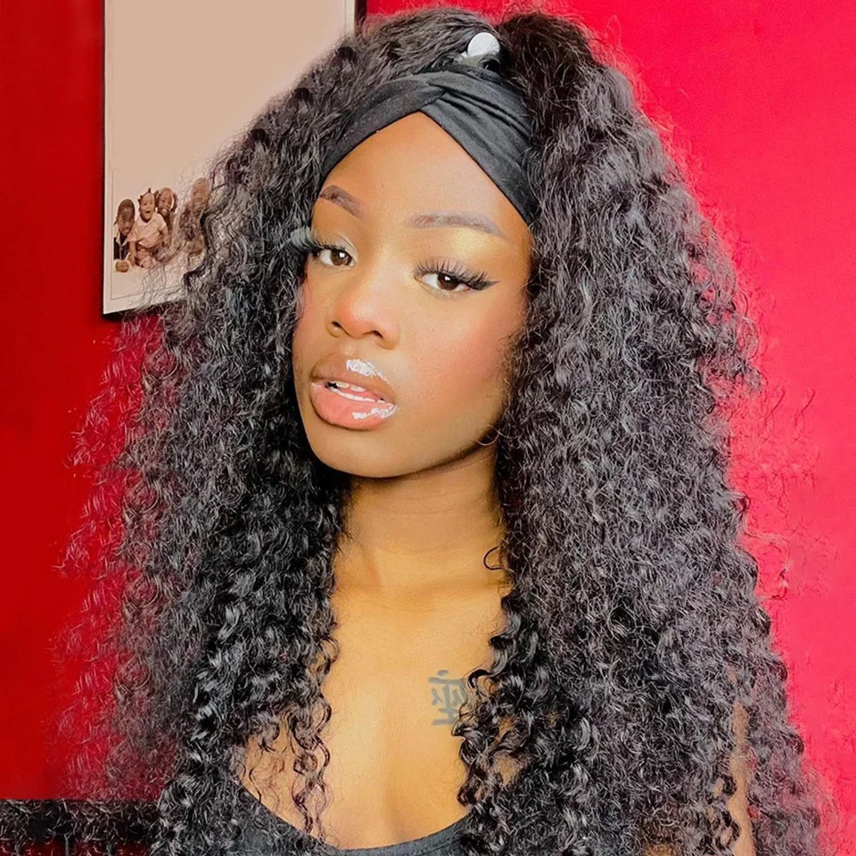 Easy To Stall For Wig Beginners Curly Headband Wig