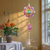 Mandala &ndash; Eine DIY-Acryl-Diamantmalerei, Windspiele mit Kristallanh&auml;nger, Diamant-Kunstmalerei, h&auml;ngendes Ornament f&uuml;r Erwachsene, Anf&auml;nger, Geschenk 